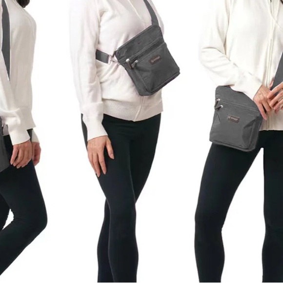 Biaggi Charcoal Crossbody Bag for Women - Picture 6 of 8